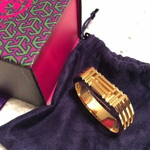 Tory Burch FitBit Metal Hinged Bracelet